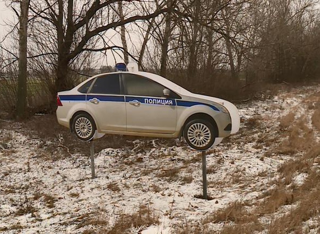 В Рязанской области муляжи машин ДПС оснастят проблесковыми маячками