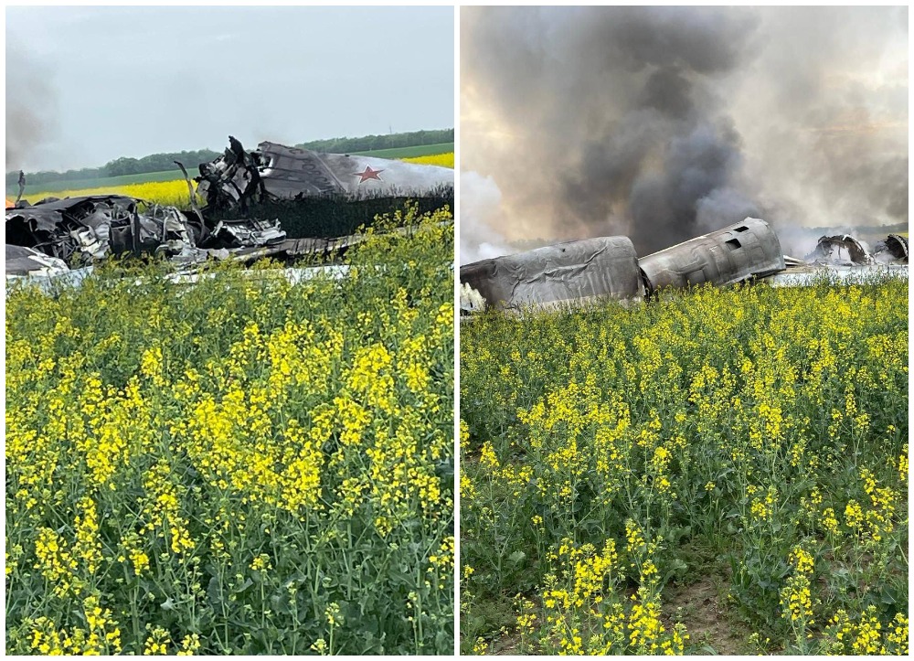 В Ставропольском крае рухнул военный самолет