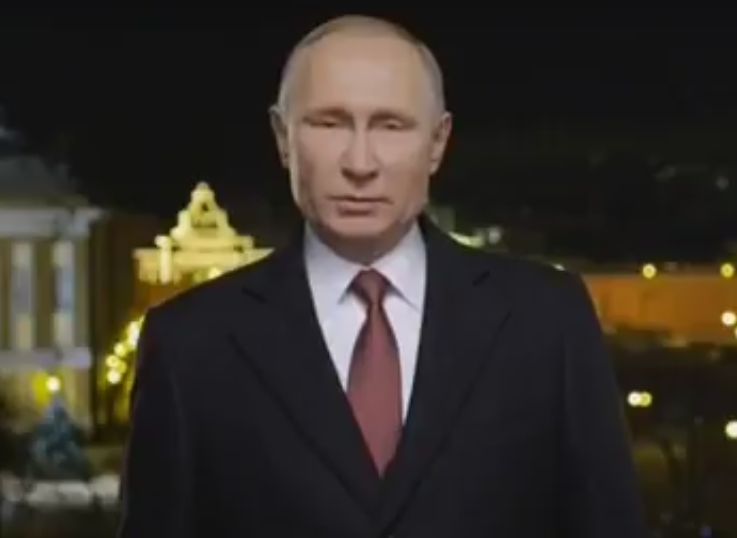 В сети появилось новогоднее обращение Путина