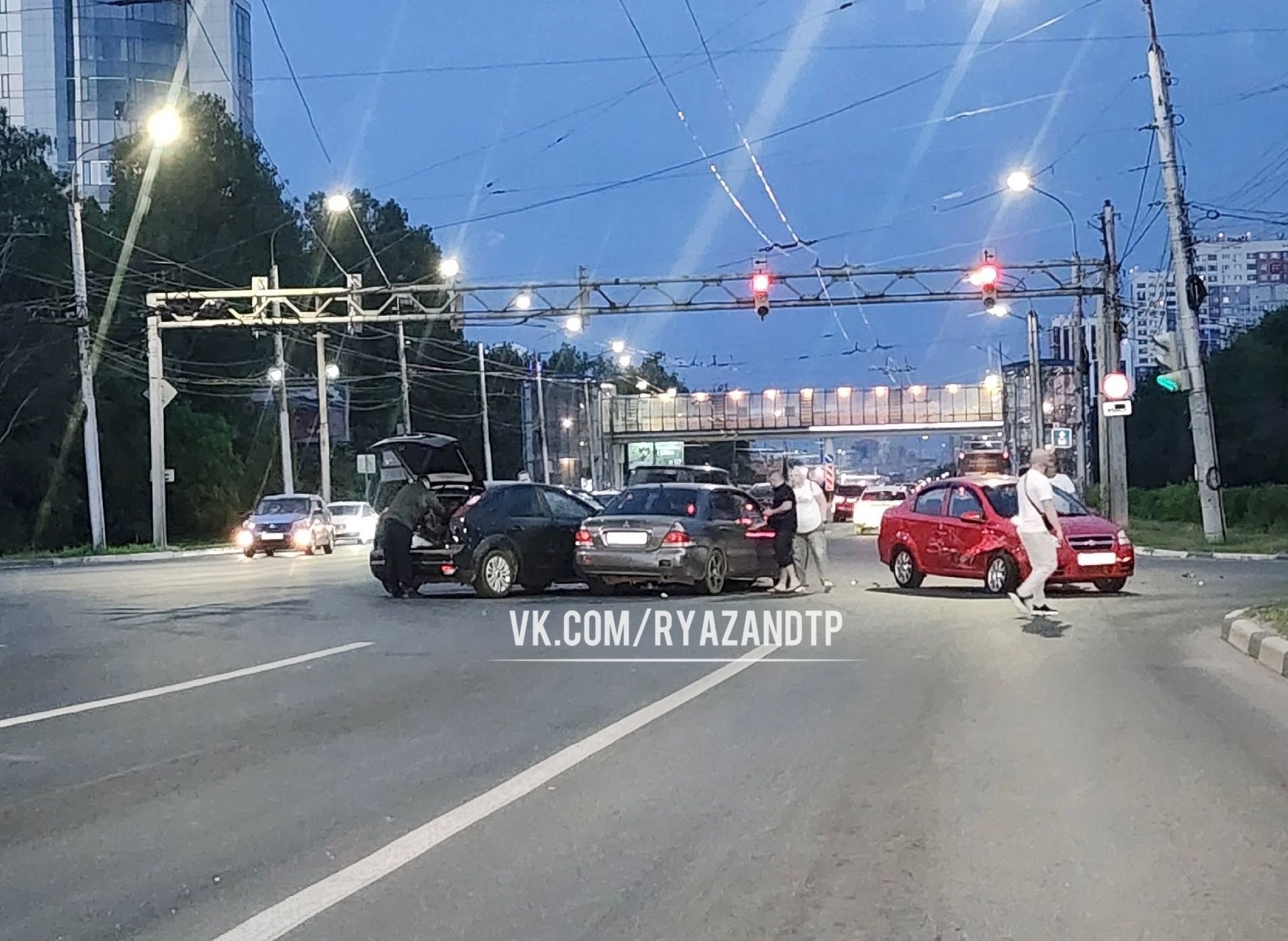 На Московском шоссе случилось массовое ДТП | 01.06.2024 | Рязань -  БезФормата