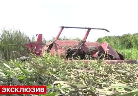 Под Воронежем упал вертолет с детьми (видео)