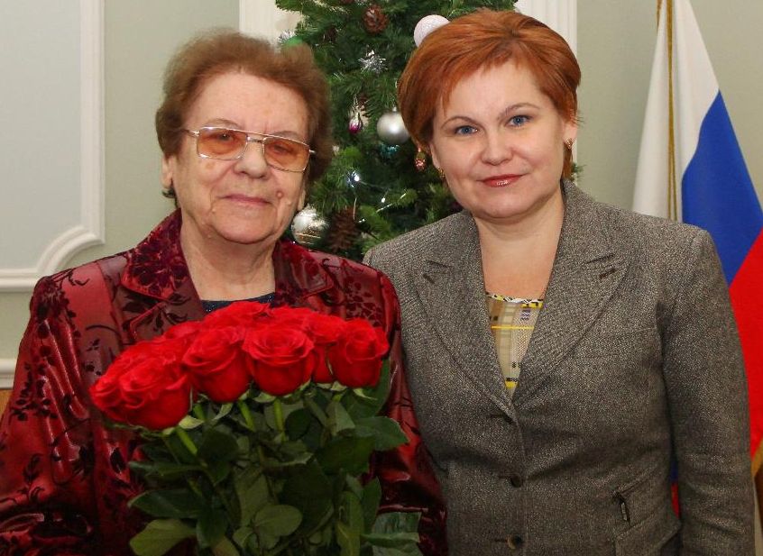Сорокина поздравила с днем рождения почетного гражданина Рязани Юлию Балакину