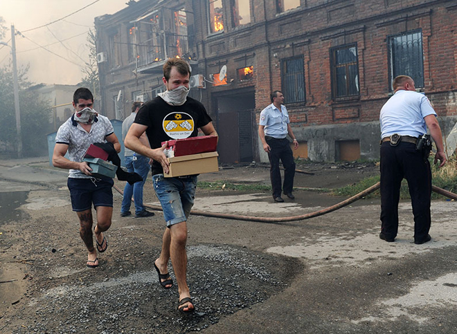 Жителей Ростова-на-Дону предупреждали о возможных поджогах