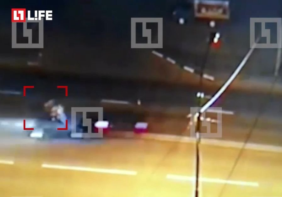 В Москве лихач на Lexus сбил двух девушек с собаками (видео)
