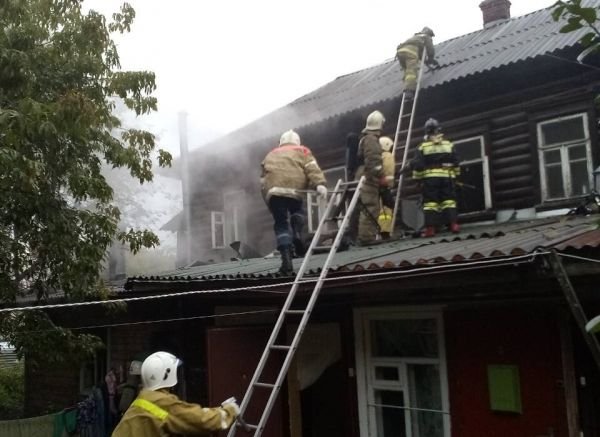 На пожаре в центре Рязани погиб мужчина