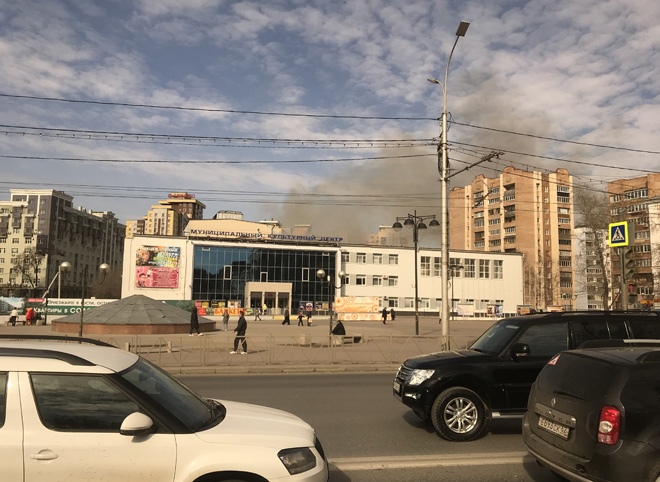 В центре Рязани произошел еще один пожар