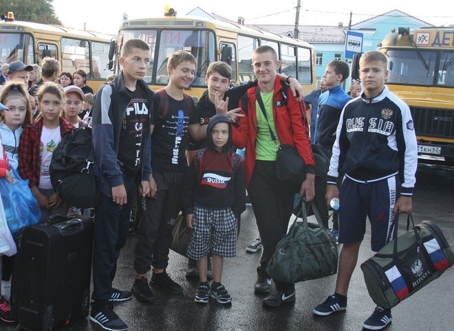 В Рязанскую область прибыли 180 детей, переживших наводнение под Иркутском