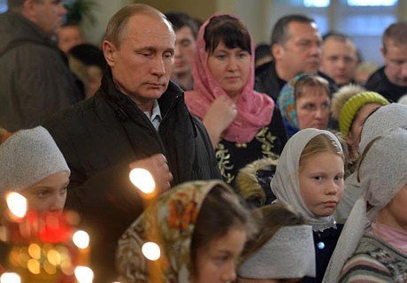 Владимир Путин поздравил россиян с Рождеством