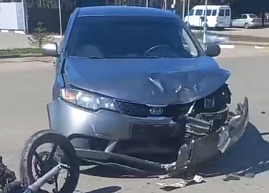 В ДТП в Сасове пострадал 17-летний водитель мотоцикла