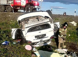 В аварии на трассе М5 в Оренбургской области погибли четыре человека