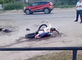 В Мурмине сбили мотоциклиста