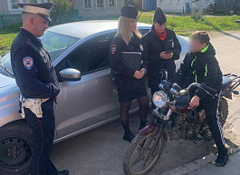 В Рязани поймали девятилетнего мальчика за рулем мопеда