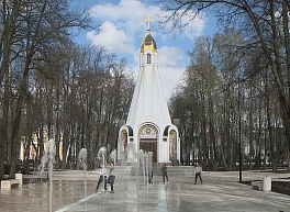 В сквере Рязанского кремля появился новый фонтан