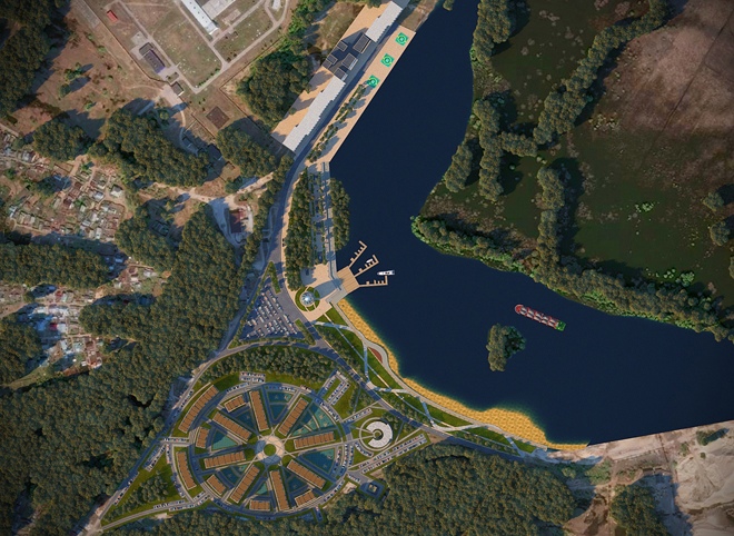 В Рязани появится новый квартал на воде с максимальной транспортной доступностью