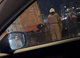 Опубликовано еще одно видео с места аварии на развязке у «Круиза»